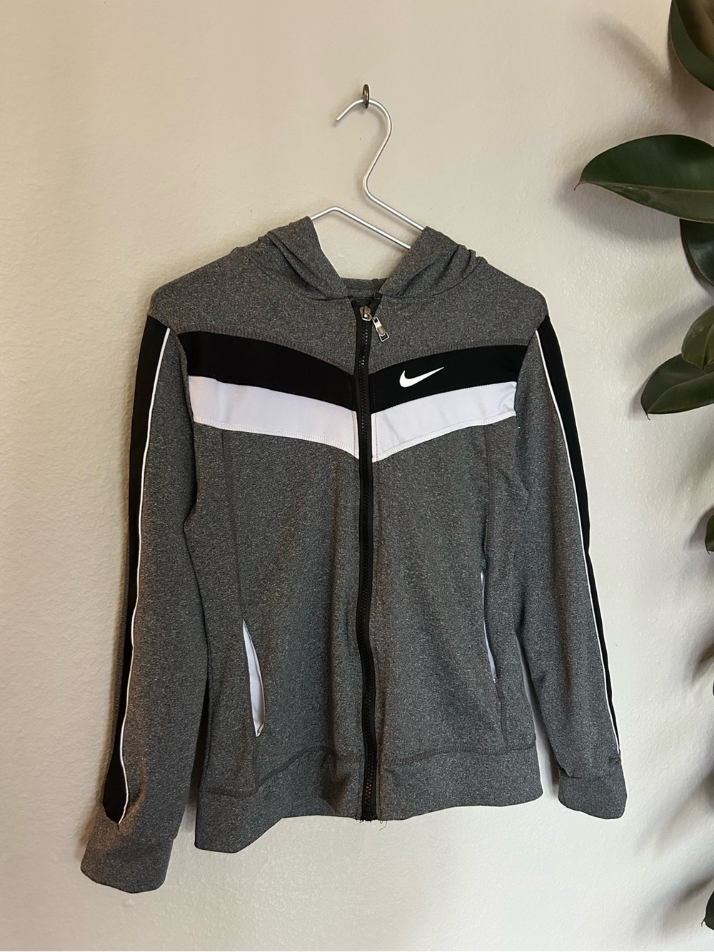 Nike grey track jacket